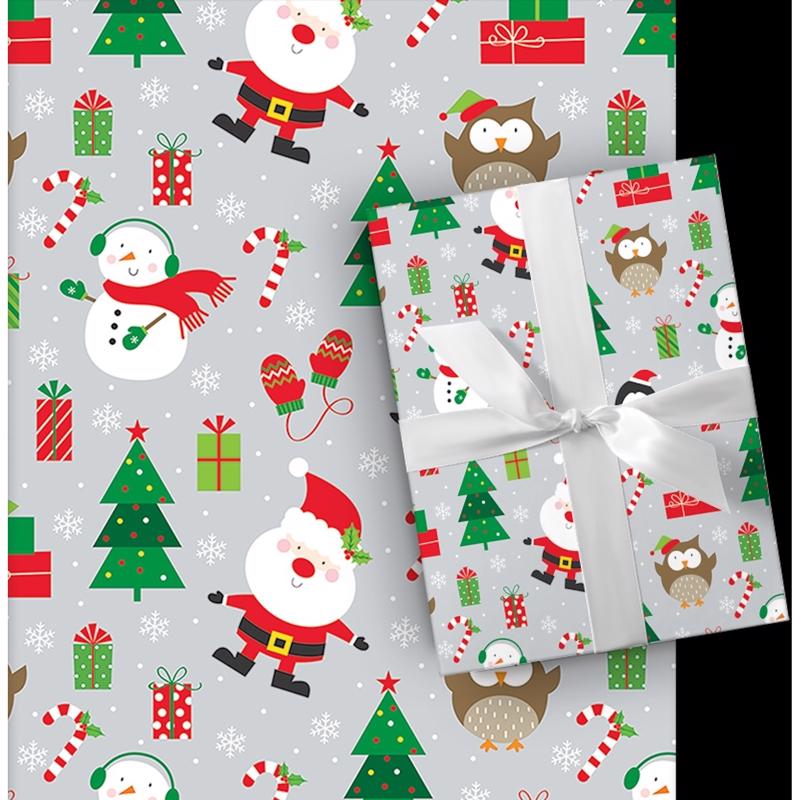 Paper Images Assorted Foil Plaid Gift Wrap