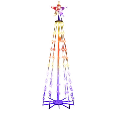 Celebrations LED Multi Ribbon RGB Light 4 ft. Yard Decor