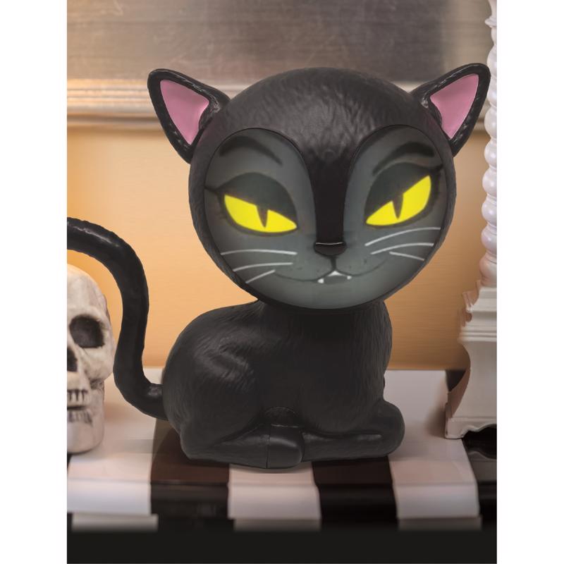Mindscope Eek the Cat 8 in. Talking Animated Halloween Decor