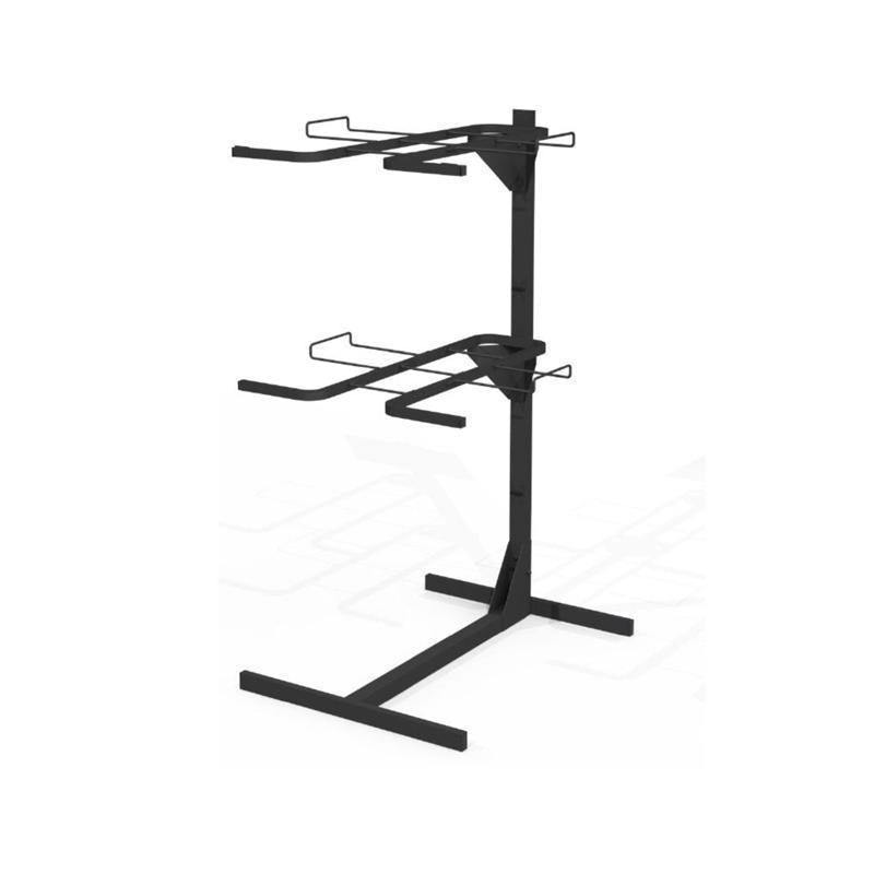 65.25 in. H X 30 in. W X 39.5 in. D Black Metal Fire Pit Display
