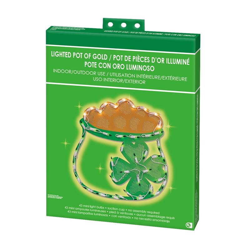 IG Design St. Patrick's Day Window Decor
