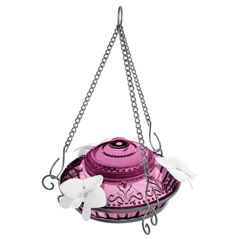 Nature's Way Hummingbird 14 oz Glass Bird Feeder 3 ports