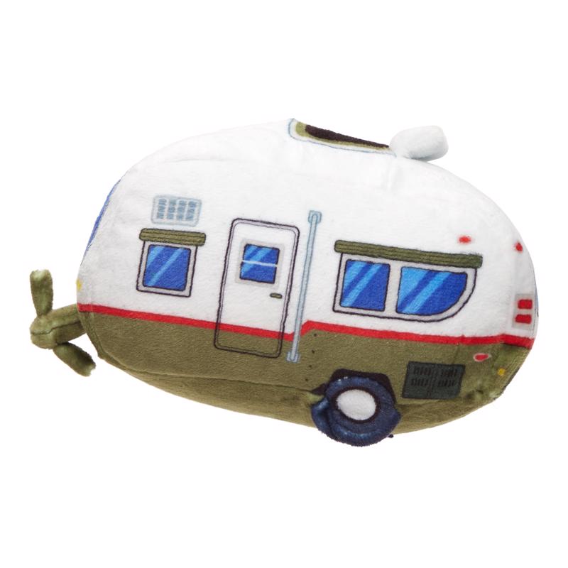 Bark Plush Hairstream Trailer Dog Toy