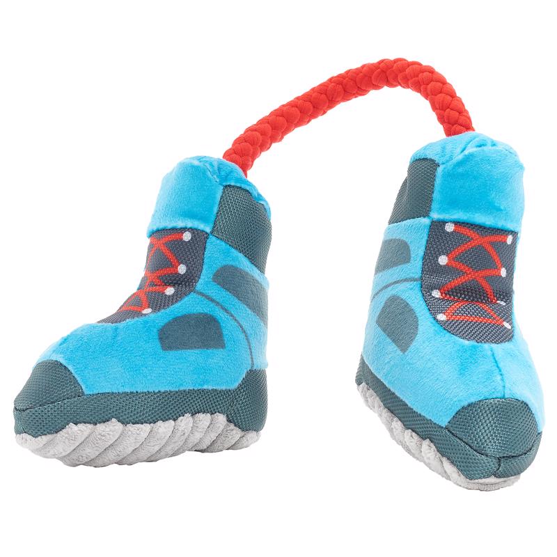 Bark Multicolored Plush Appalachian Tail Boots Dog Toy