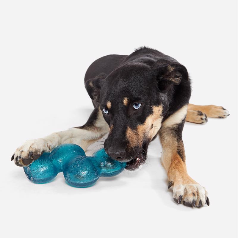 Bark Blue Plush Treat Giver River Dog Toy