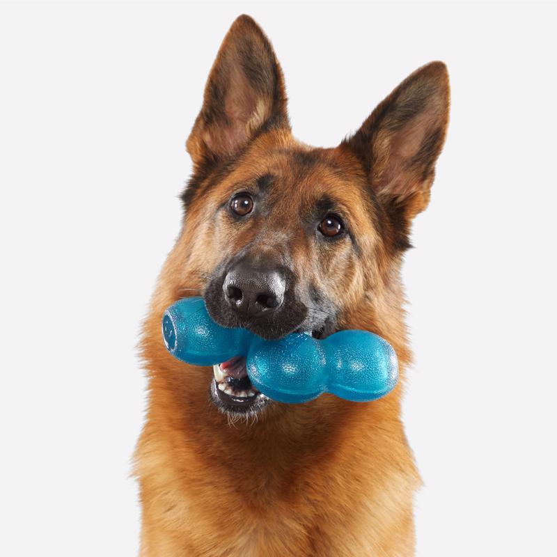Bark Blue Plush Treat Giver River Dog Toy