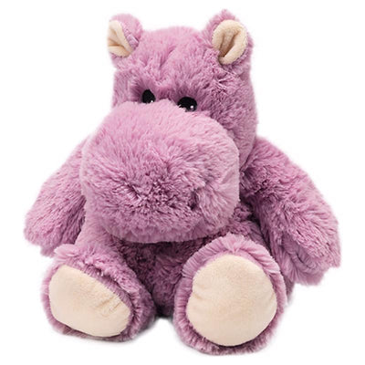 Warmies Junior Hippo Stuffed Animals Purple