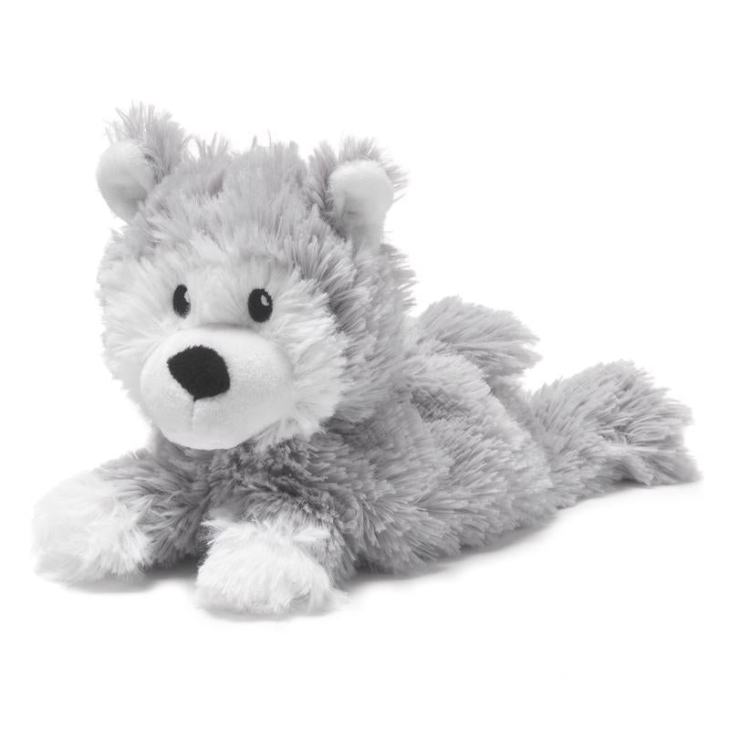Warmies Junior Husky Stuffed Animals Gray