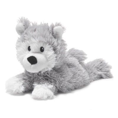 Warmies Junior Husky Stuffed Animals Gray