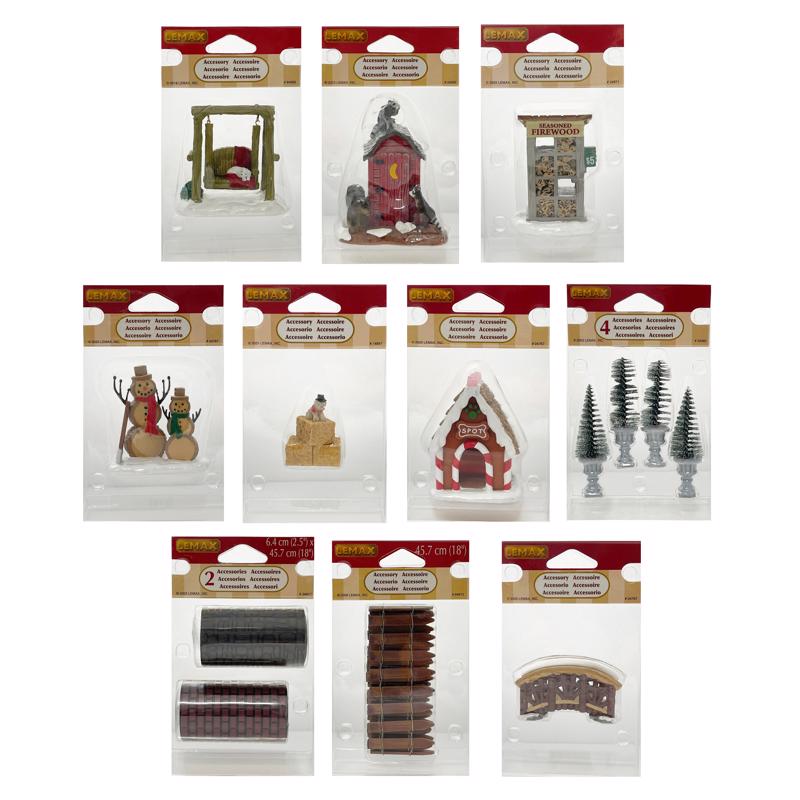 Lemax Assorted Village Accessories 3 in.