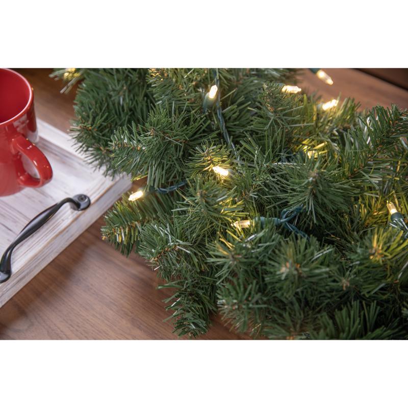 Celebrations Platinum LED T5 Warm White 50 ct String Christmas Lights 25 ft.