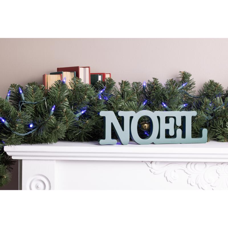 Celebrations Platinum LED T5 Blue 50 ct String Christmas Lights 25 ft.