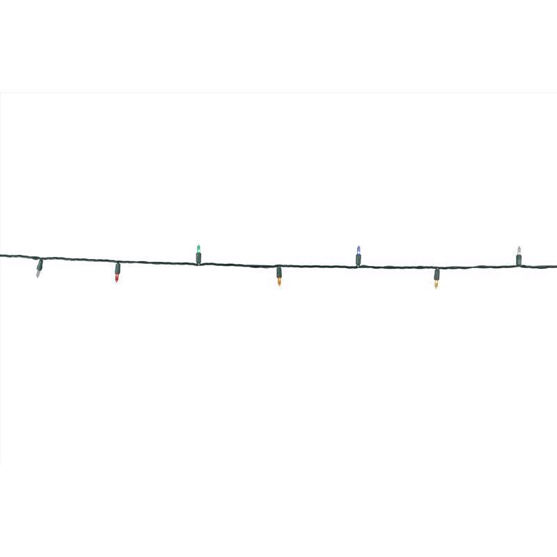 Celebrations Platinum LED T5 Multicolored 50 ct String Christmas Lights 25 ft.