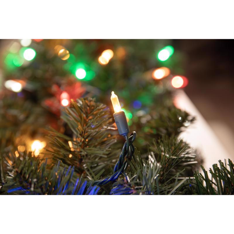 Celebrations Platinum LED T5 Multicolored 50 ct String Christmas Lights 25 ft.