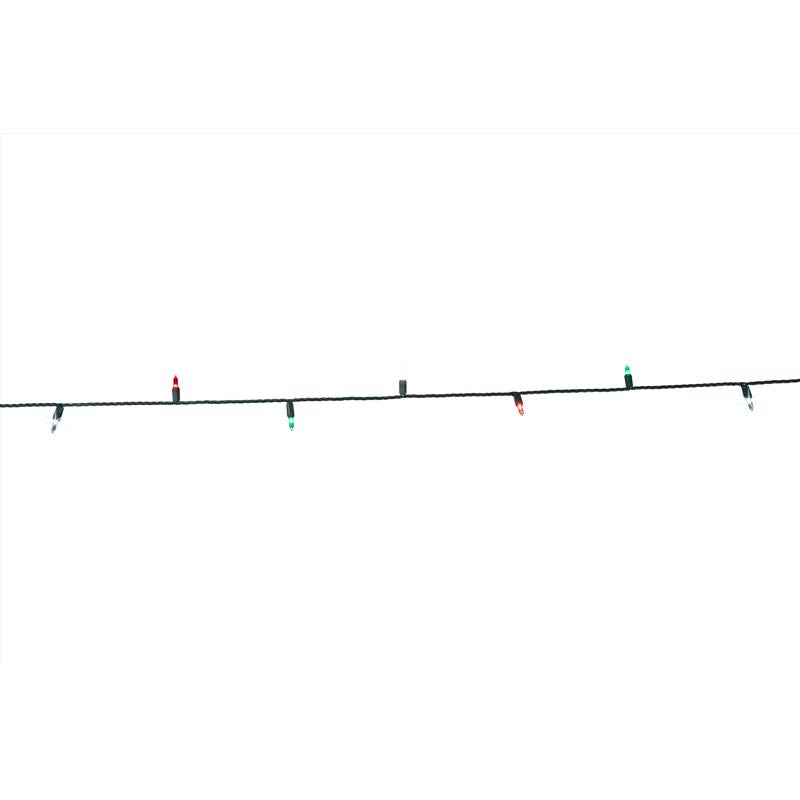 Celebrations Platinum LED T5 Red/Green/Pure White 50 ct String Christmas Lights 25 ft.