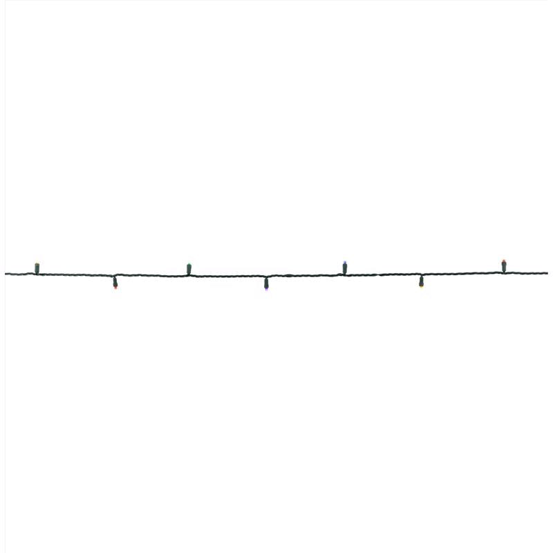 Celebrations Platinum LED Mini Multicolored 50 ct String Christmas Lights 25 ft.