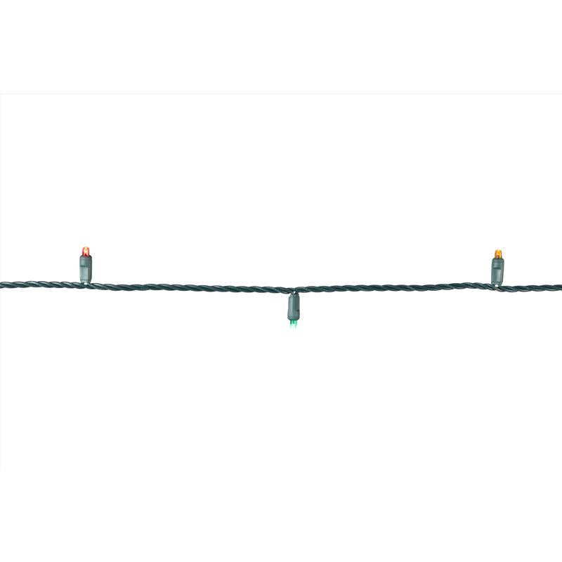 Celebrations Platinum LED Mini Multicolored 50 ct String Christmas Lights 25 ft.