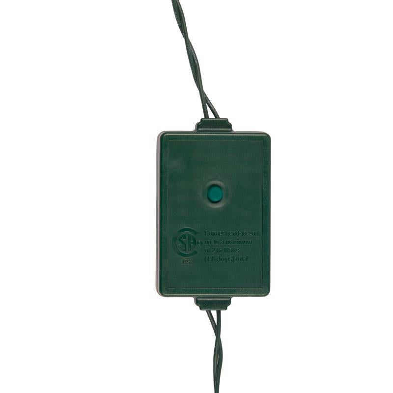 Celebrations Platinum LED T5 Multicolored 50 ct String Lights w/Remote Christmas Lights 25 ft.