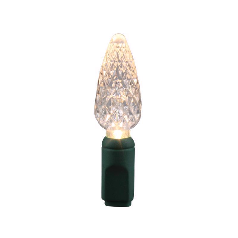 Celebrations Platinum LED C6 Multicolored 50 ct String Lights w/Remote Christmas Lights 25 ft.