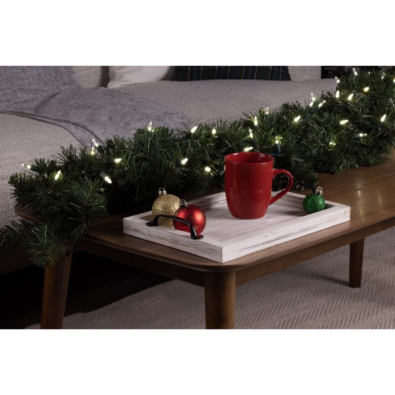 Celebrations Platinum LED T5 Pure White 50 ct String Christmas Lights 25 ft.