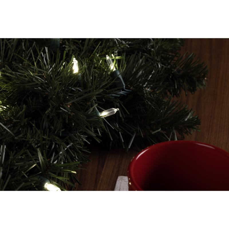 Celebrations Platinum LED T5 Pure White 50 ct String Christmas Lights 25 ft.