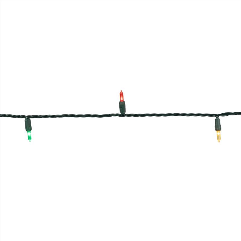 Celebrations Platinum LED T5 Multicolored 50 ct String Christmas Lights 25 ft.