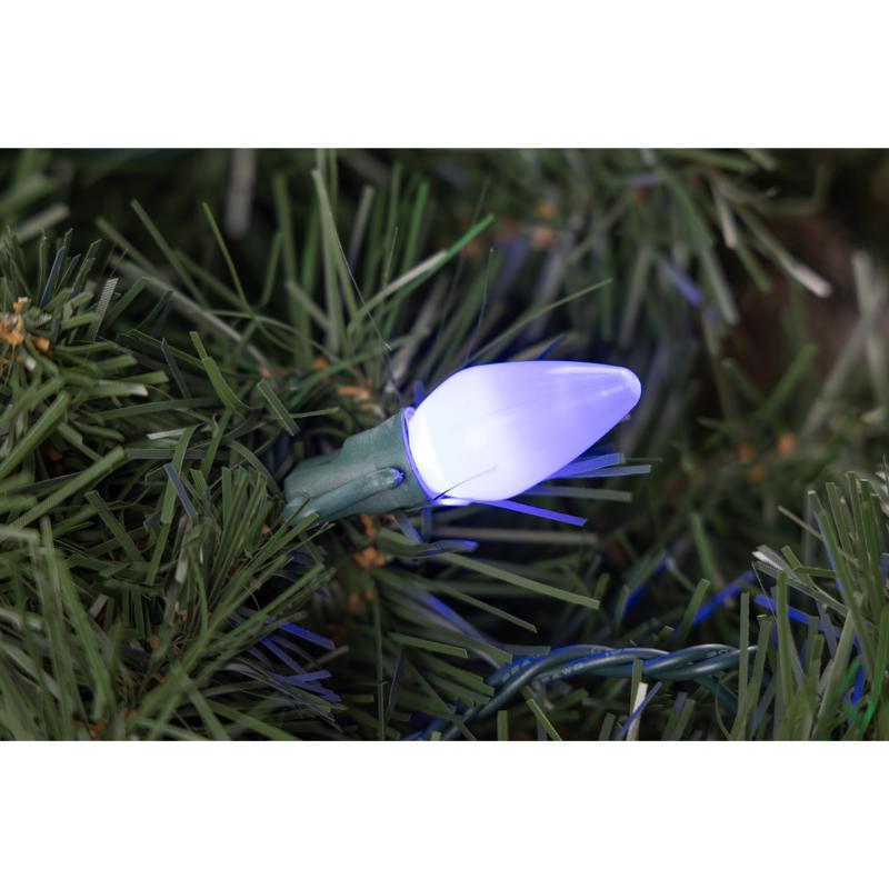 Celebrations Platinum LED C7 Multicolored 50 ct String Christmas Lights 25 ft.