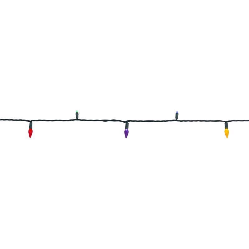Celebrations Platinum LED C6 Multicolored Duet 50 ct String Christmas Lights 25 ft.