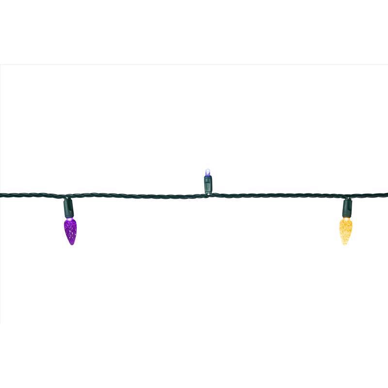Celebrations Platinum LED C6 Multicolored Duet 50 ct String Christmas Lights 25 ft.