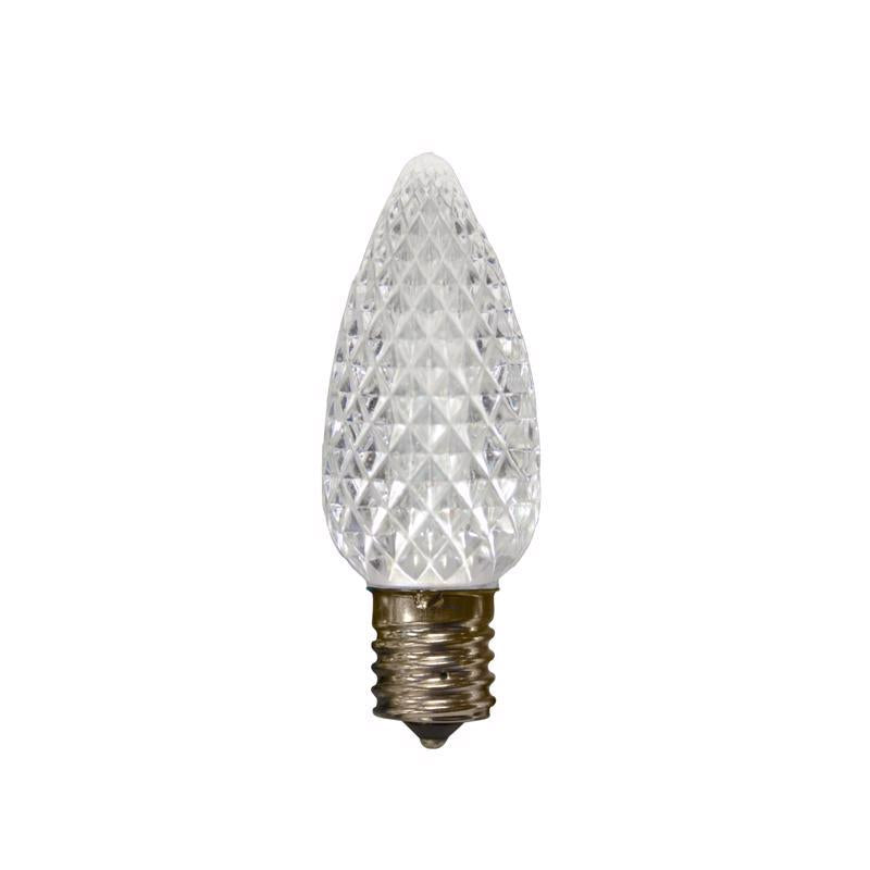 Celebrations Platinum LED C9 Pure White 25 ct String Christmas Lights 25 ft.