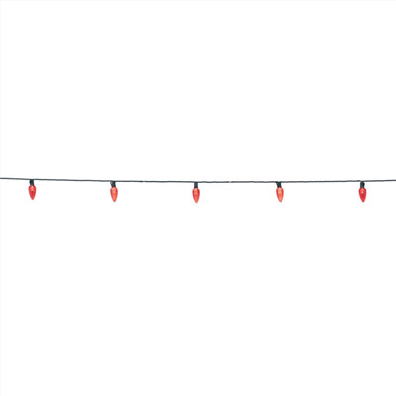 Celebrations Platinum LED C9 Red 25 ct String Christmas Lights 25 ft.