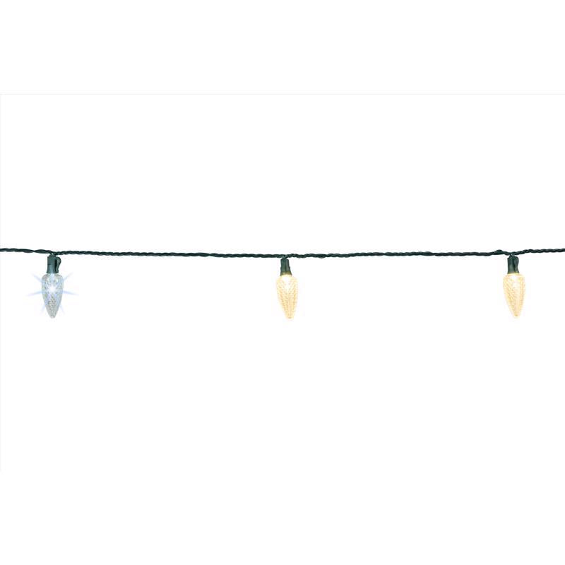 Celebrations Platinum LED C9 Warm White 25 ct String Christmas Lights 25 ft.