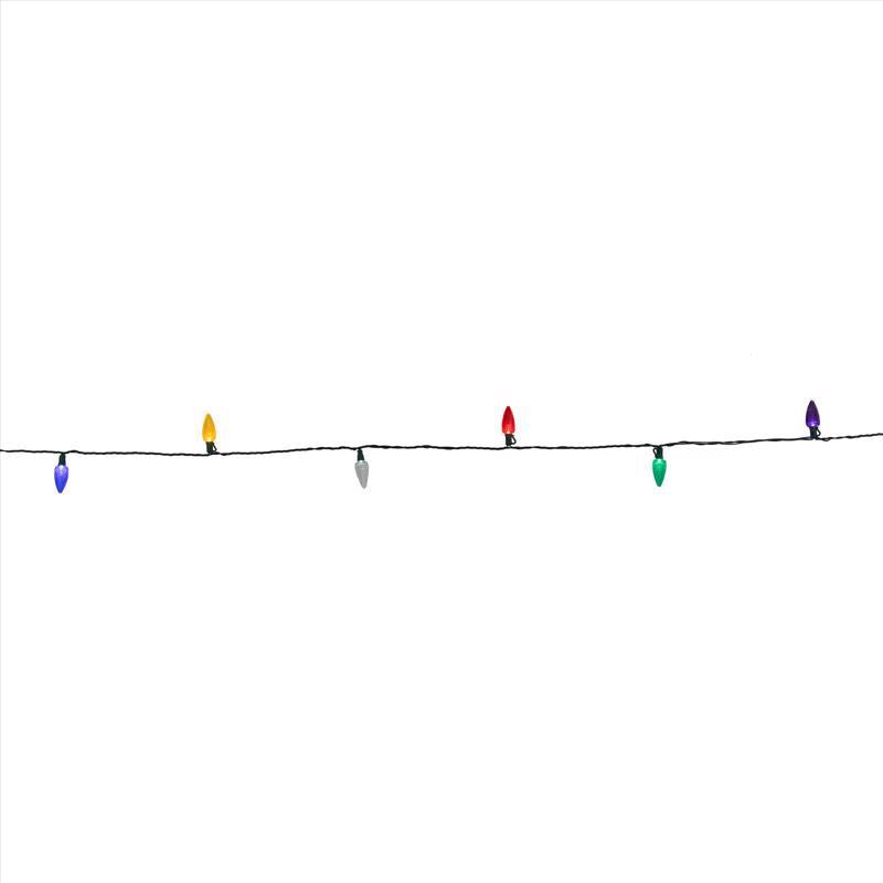 Celebrations Platinum LED C9 Multicolored 25 ct String Christmas Lights 25 ft.
