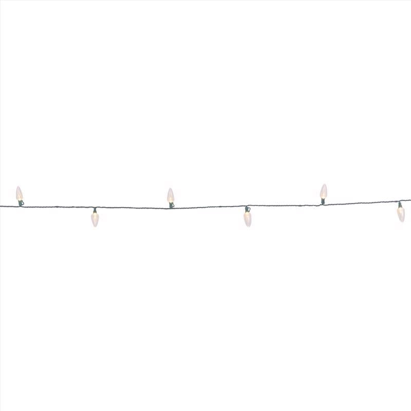 Celebrations Platinum LED C9 Warm White 25 ct String Christmas Lights 25 ft.