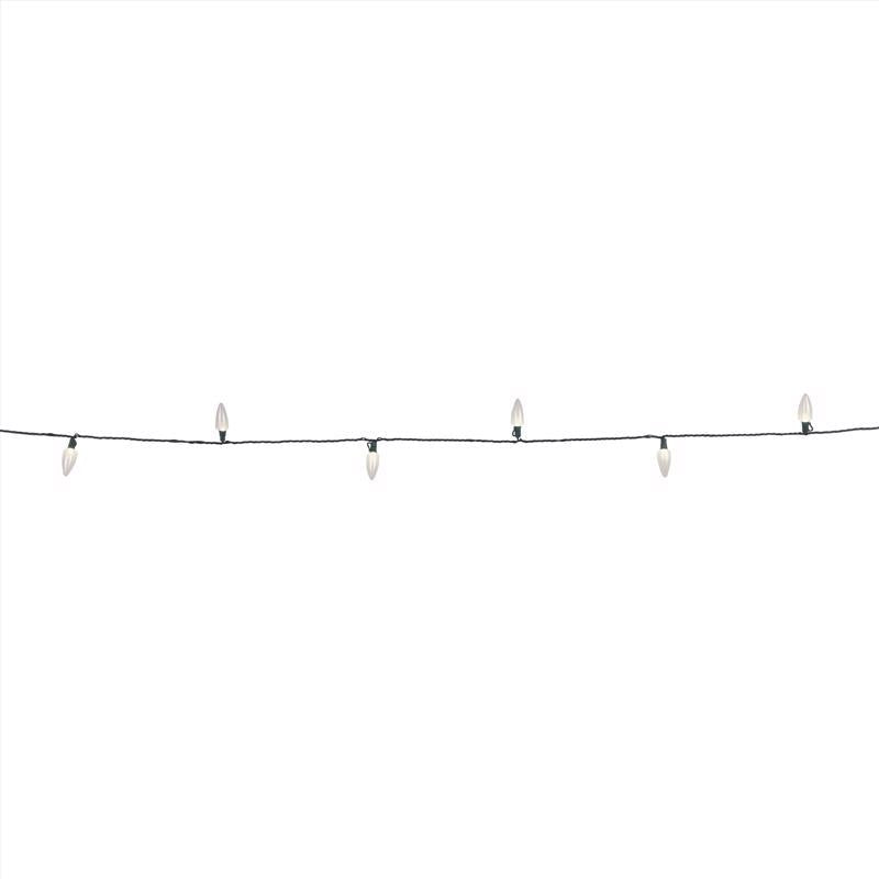 Celebrations Platinum LED C9 White 25 ct String Christmas Lights 25 ft.