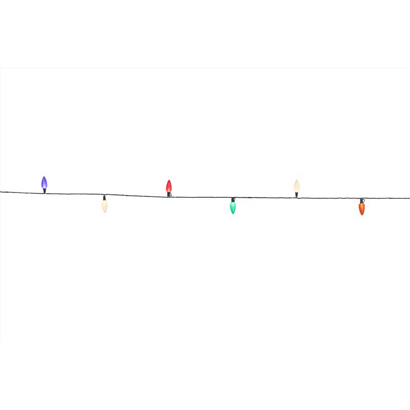 Celebrations Platinum LED C9 Multicolored 25 ct String Christmas Lights 25 ft.