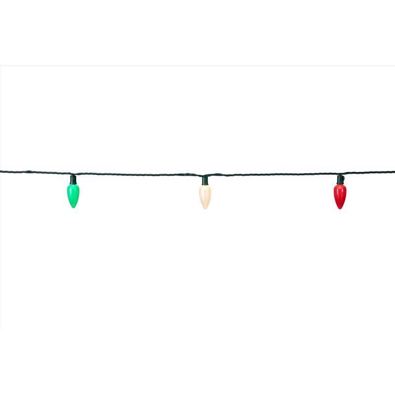 Celebrations Platinum LED C9 Multicolored 25 ct String Christmas Lights 25 ft.