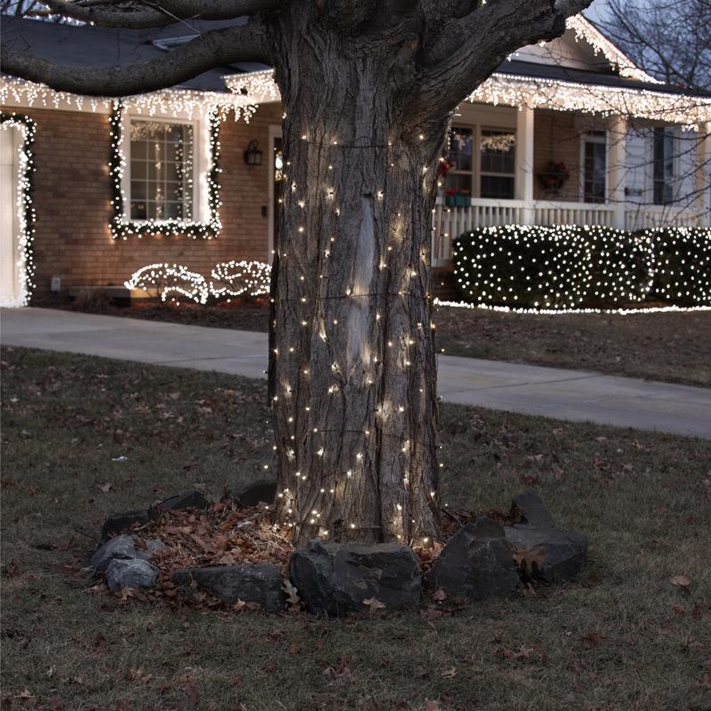Celebrations Platinum LED Mini Pure White 100 ct Net Christmas Lights 6 ft.