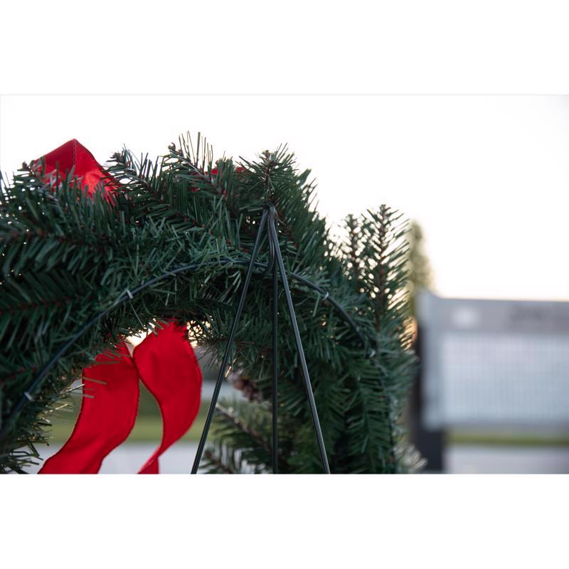 Holiday Bright Lights 45 in. Easel Wreath Stand