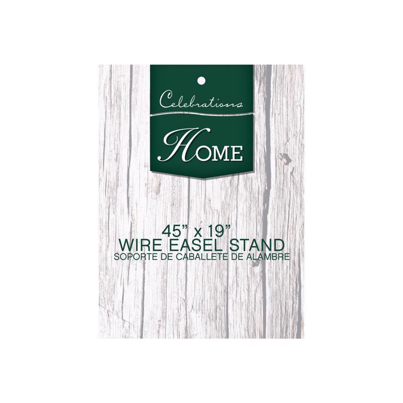 Holiday Bright Lights 45 in. Easel Wreath Stand