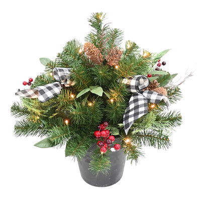 Celebrations 1-1/2 ft. Pine and Berries Urn Filler