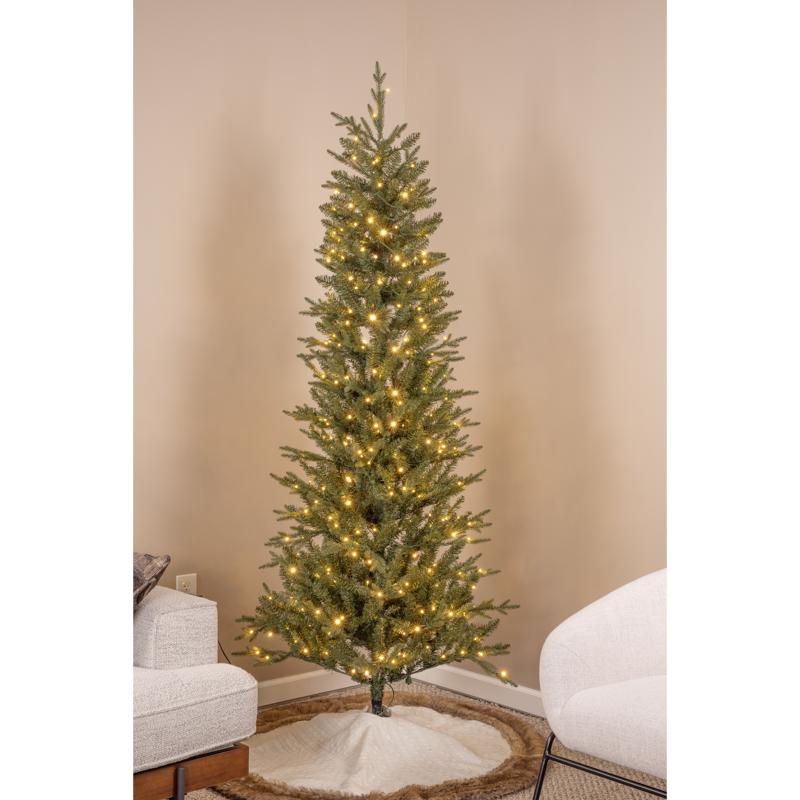 Celebrations 1-2 Tree 7 ft. Slim LED 350 ct Majestic Fraser Fir Color Changing Christmas Tree
