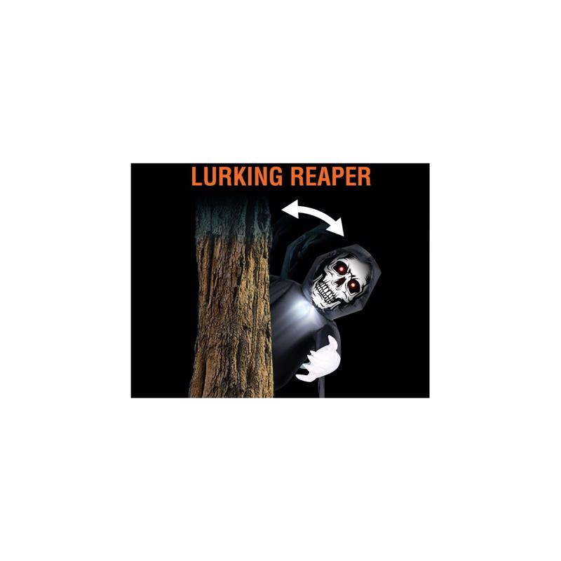 Occasions 6 ft. Prelit Animated Lurking Reaper Inflatable