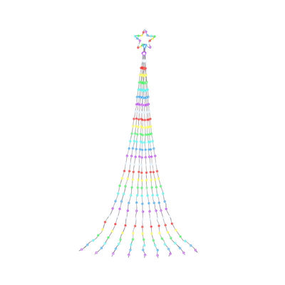 Celebrations LED Multi RGB Shooting Star 12 ft. Yard Decor