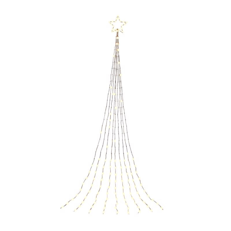 Celebrations LED Multi RGB Shooting Star 12 ft. Yard Decor