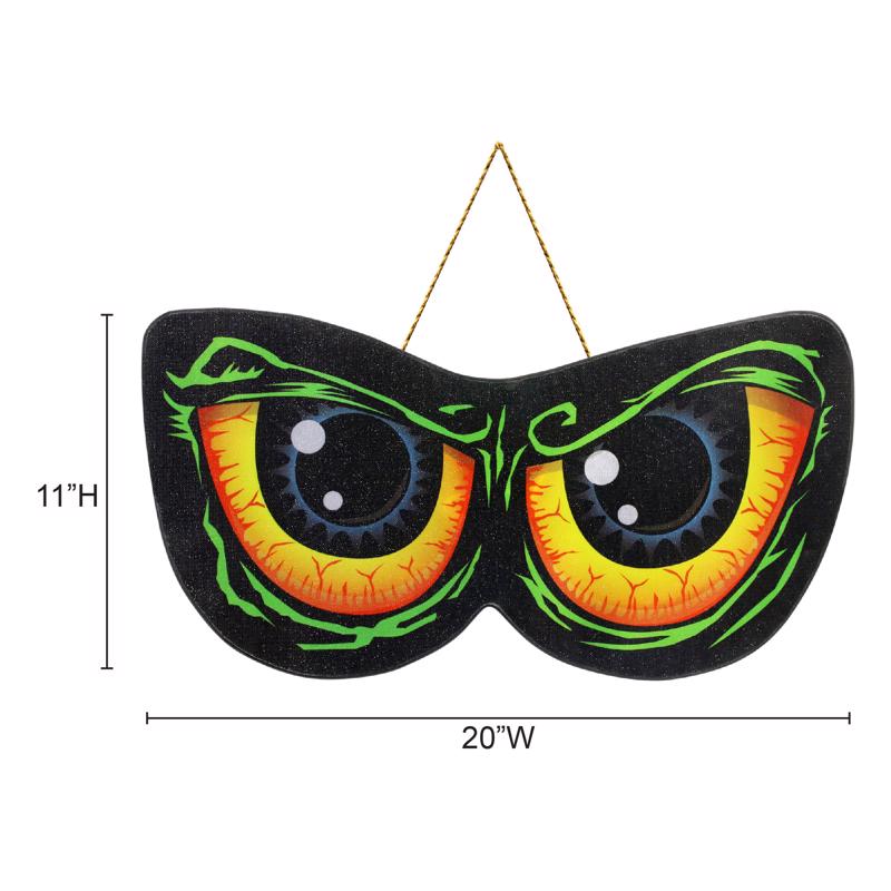 Occasions 11 in. LED Animated Lighted Eyes Halloween Decor