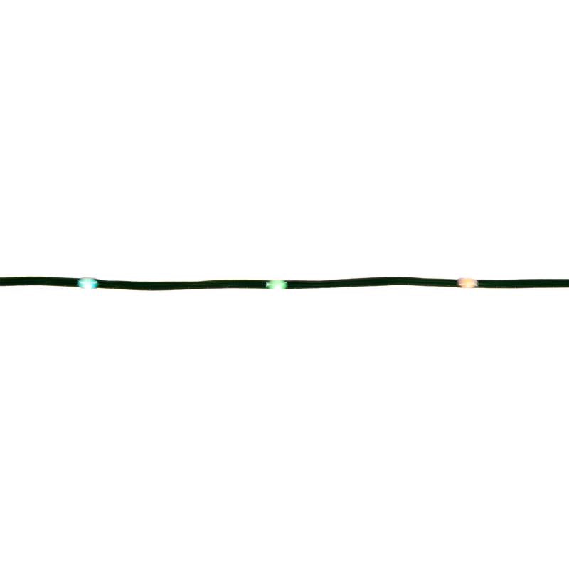 Celebrations Platinum LED RGB 100 ct String Christmas Lights 17 ft.