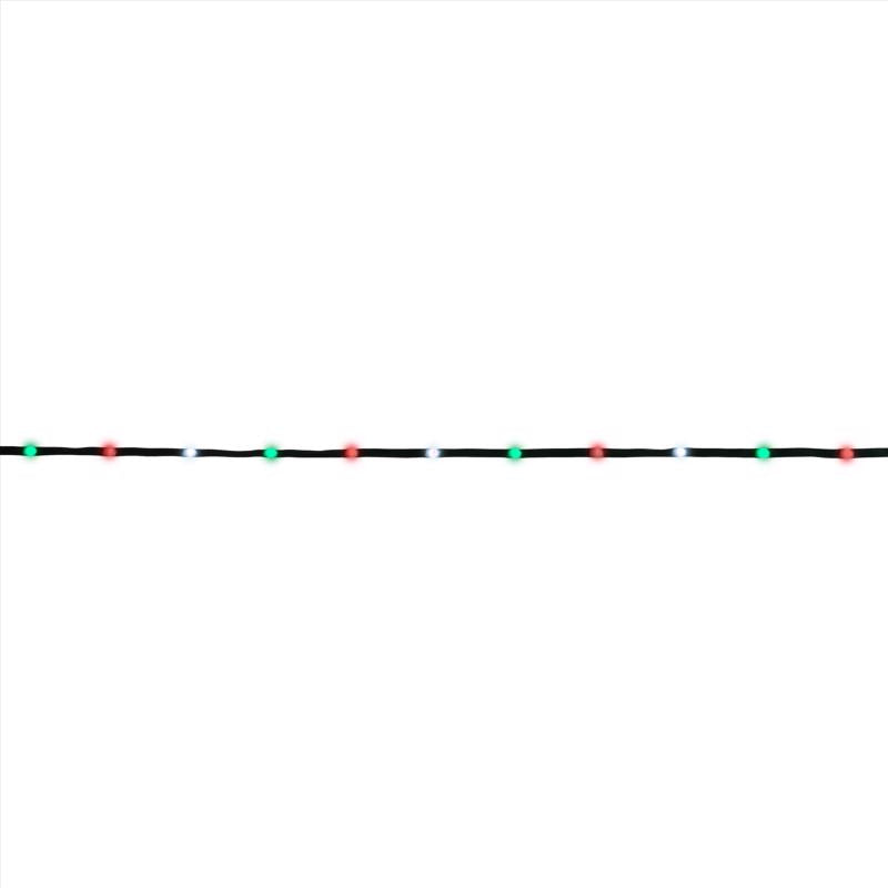 Celebrations LED Red/Green/Pure White 200 ct String Ribbon Light 33 ft.