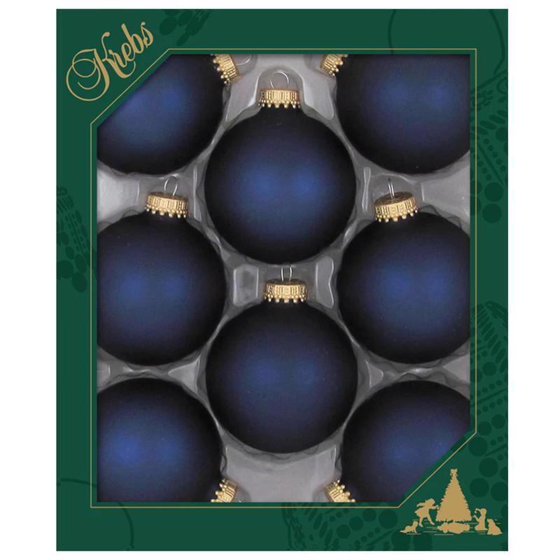 Christmas by Krebs Midnight Haze Ball Ornaments 2-5/8 in.