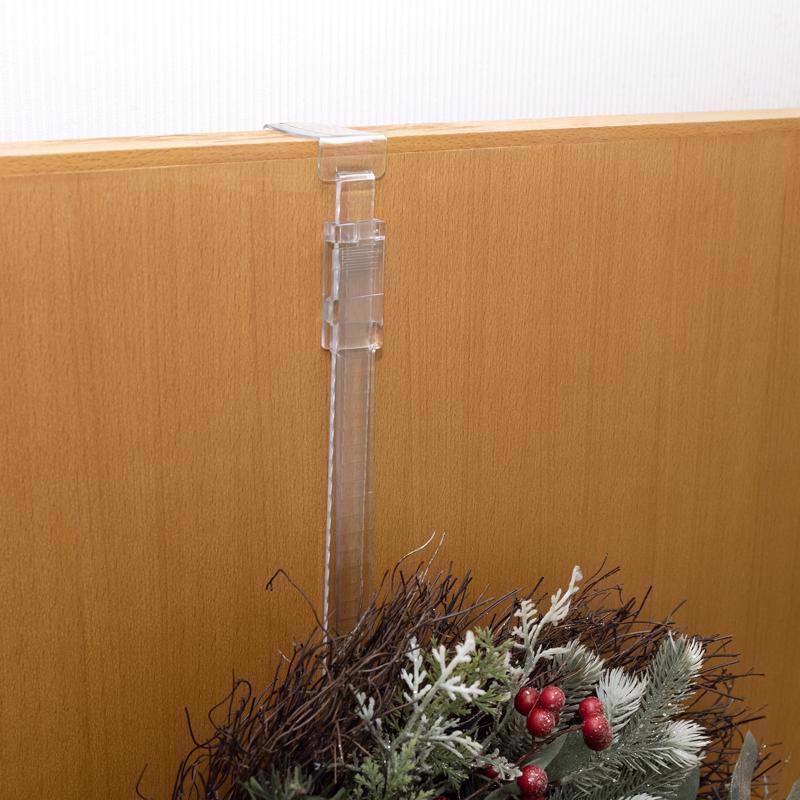 Celebrations Adjustable Wreath Hanger Holiday Over The Door Hook Plastic